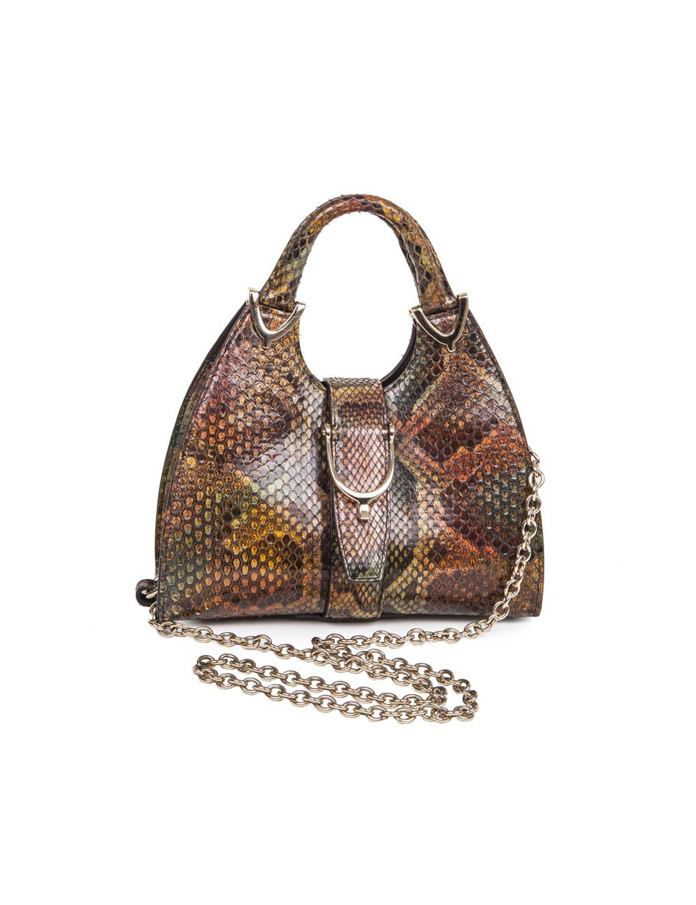 Sac GUCCI en python vert