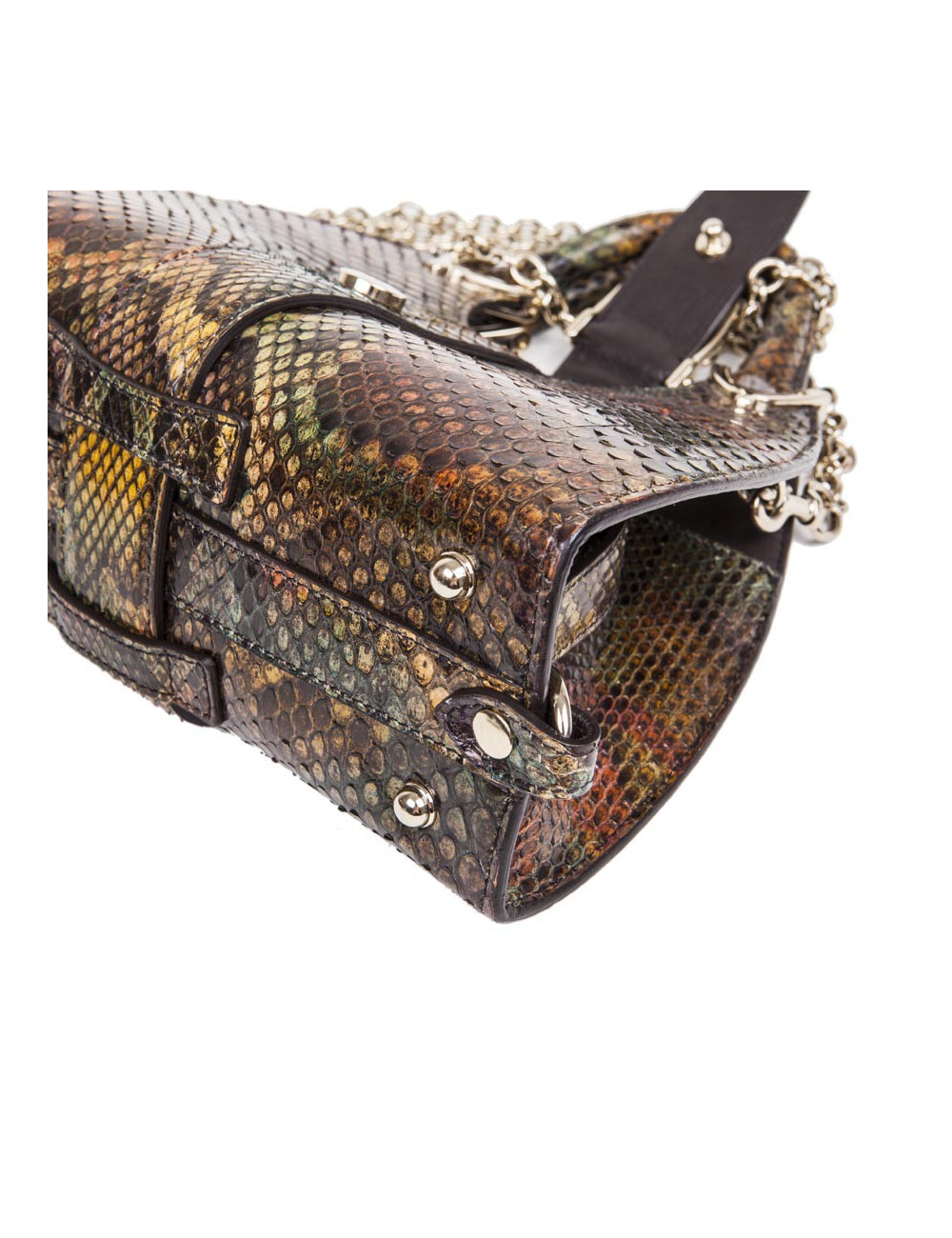 Sac GUCCI en python vert