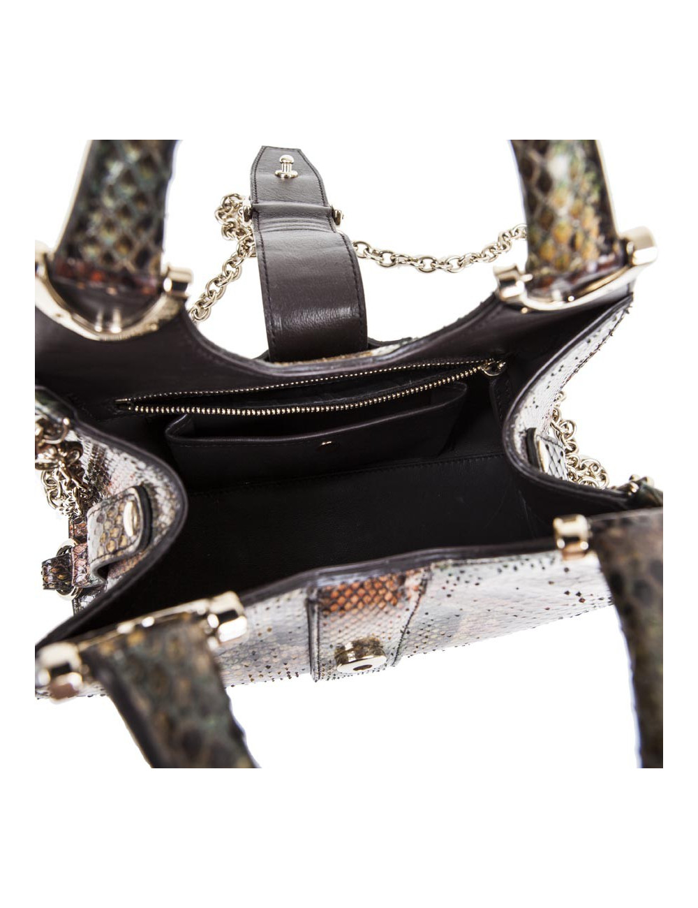 Sac GUCCI en python vert