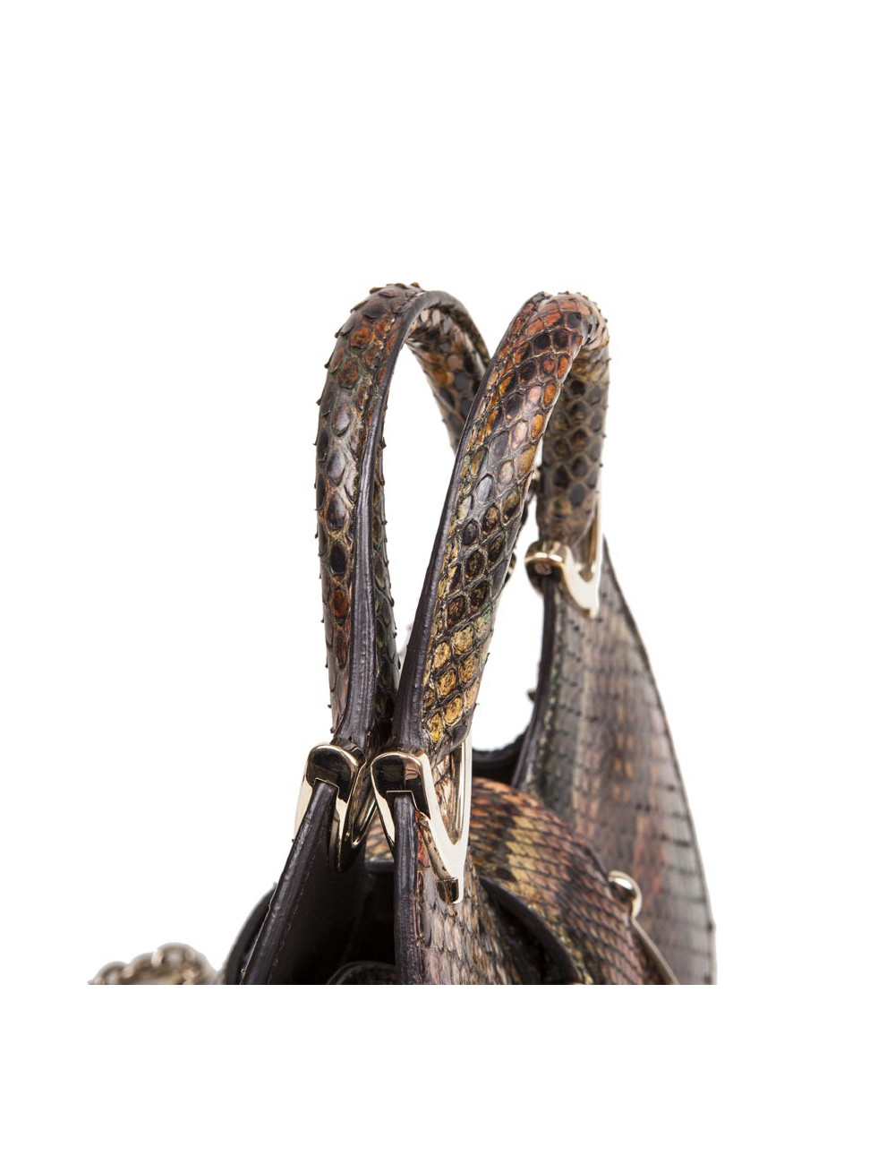 Sac GUCCI en python vert