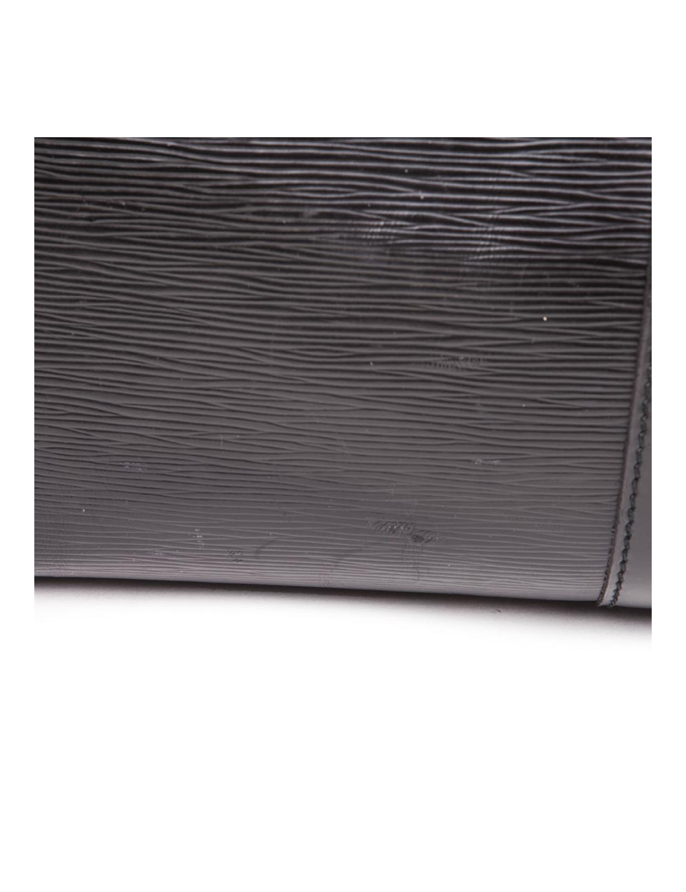 Sac Keepall  60 LOUIS VUITTON vintage cuir épi noir