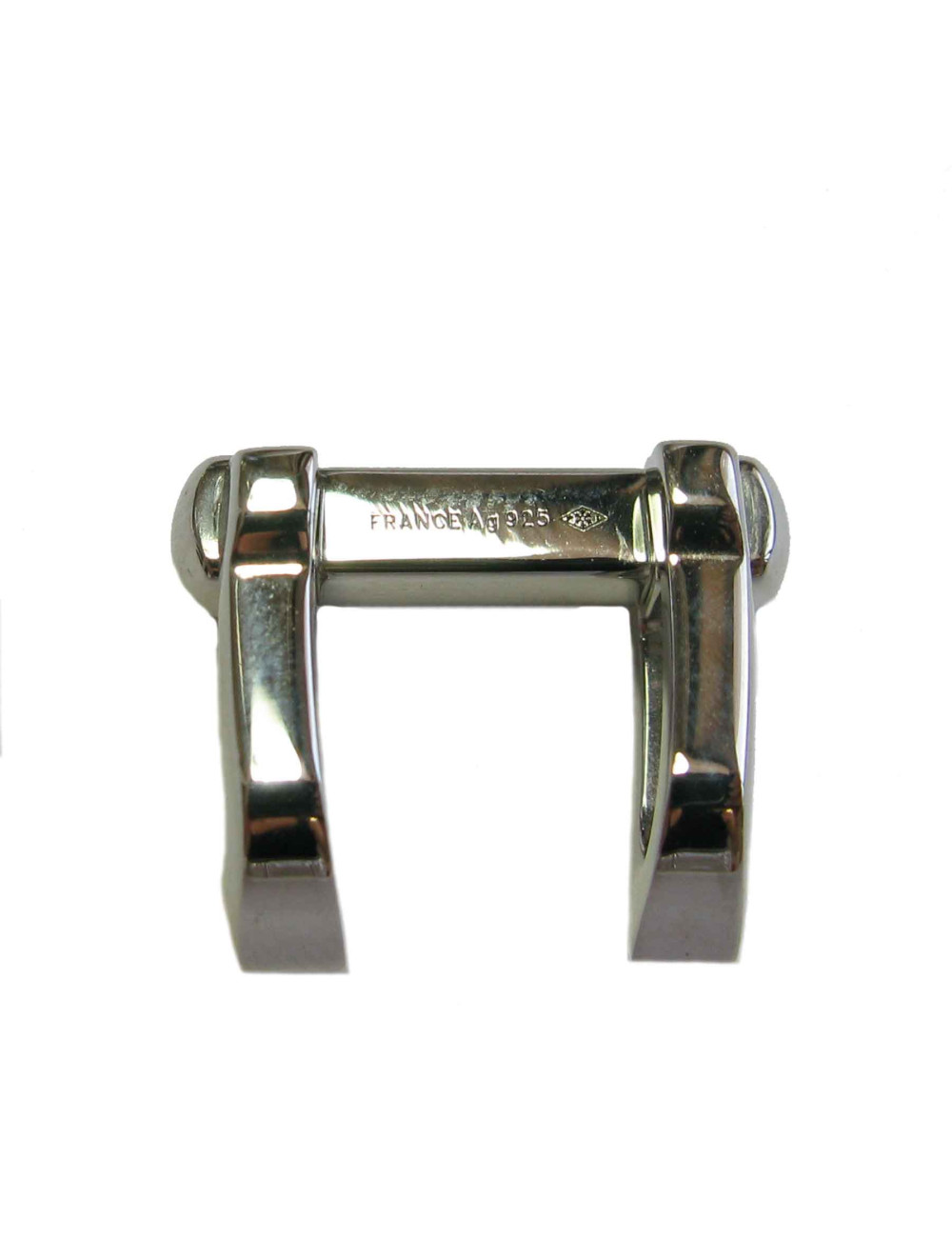 Boutons de manchette CARTIER  en argent massif