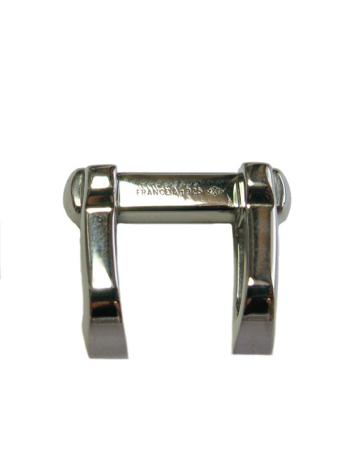 Boutons de manchette CARTIER  en argent massif