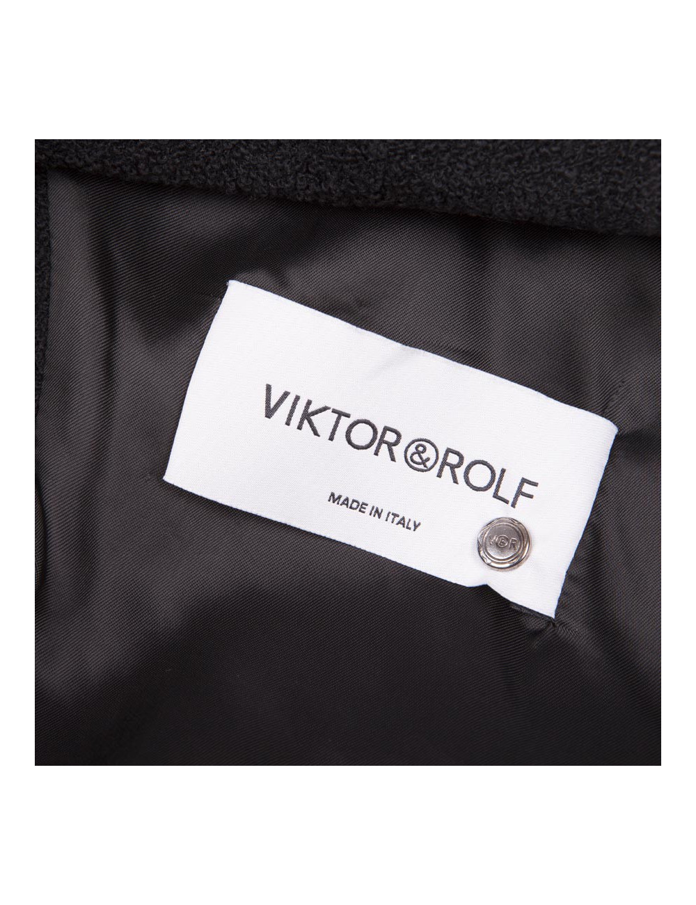 Veste VIKTOR & ROLF T 40 sans manches en laine noire 