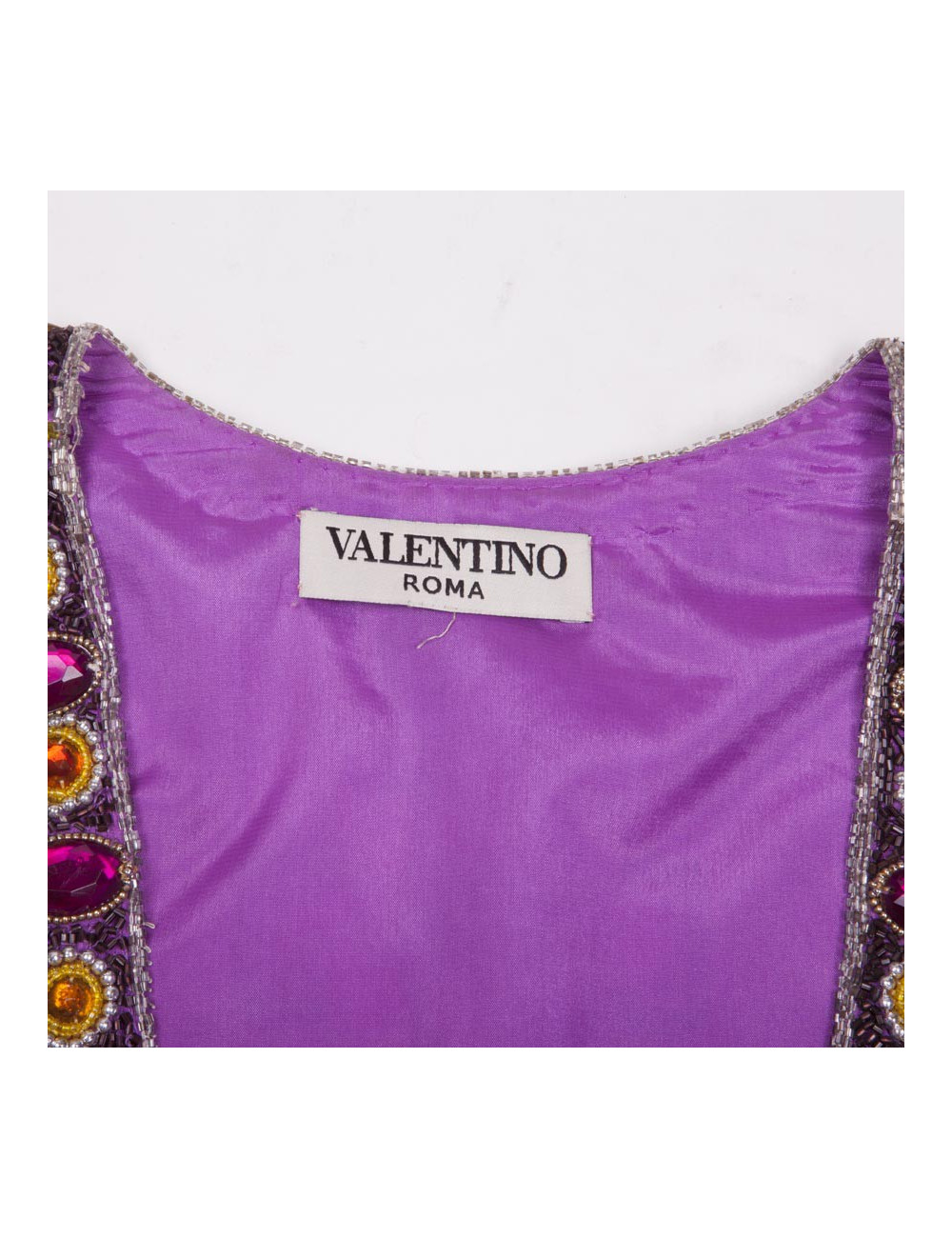 Veste VALENTINO sequins multicolores vintage 