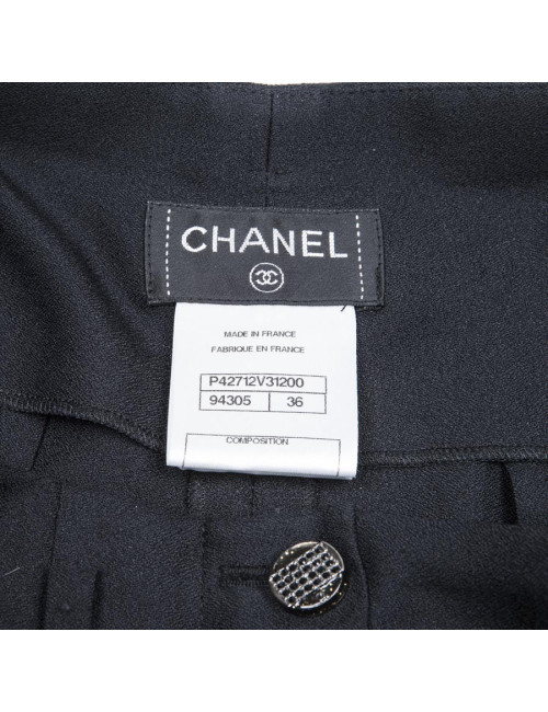 Jupe-short CHANEL noire T 36
