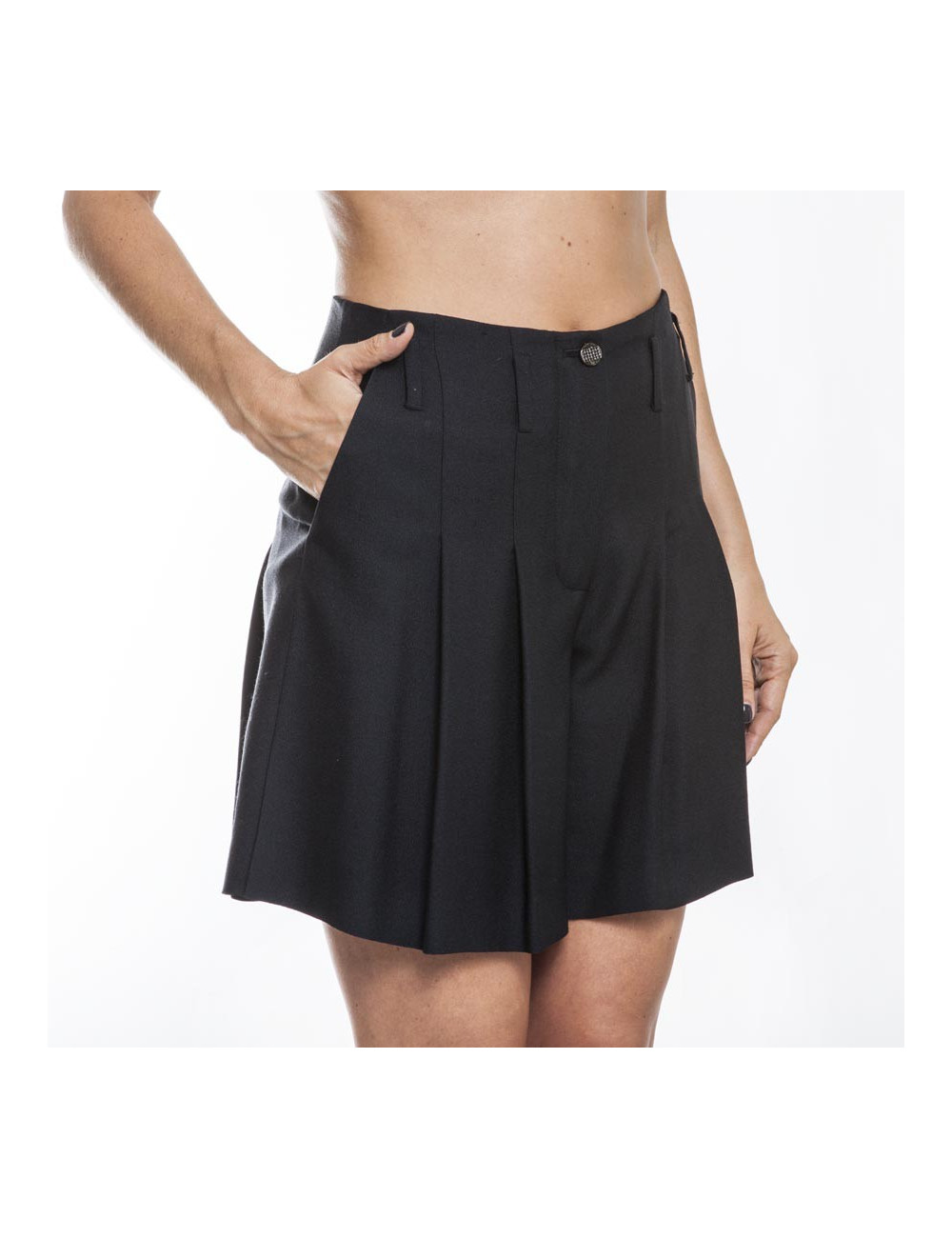 Jupe-short CHANEL noire T 36