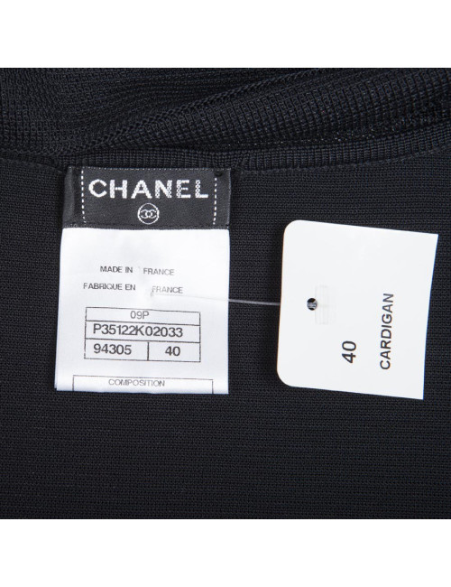 Cardigan CHANEL T 40 noir
