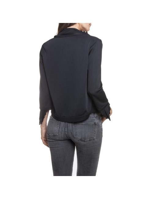 CHANEL T 40 cardigan in black viscose