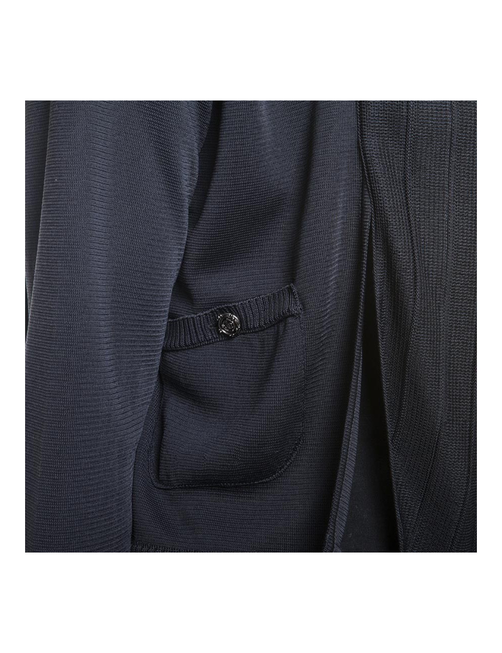 CHANEL T 40 cardigan in black viscose