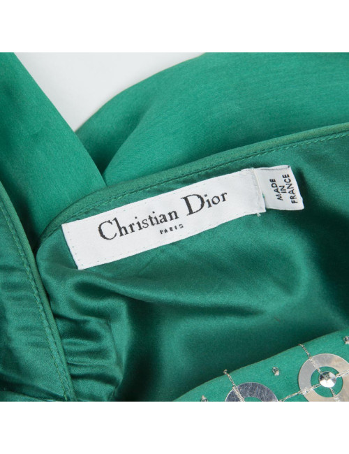 DIOR green cocktail dress