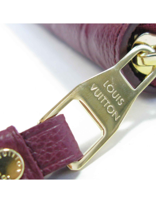 Organizer LOUIS VUITTON en cuir monogram empreinte embossé raisin