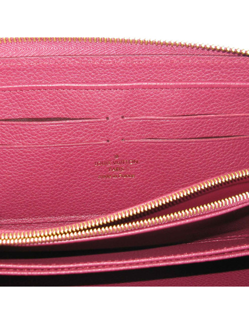 Organizer LOUIS VUITTON en cuir monogram empreinte embossé raisin