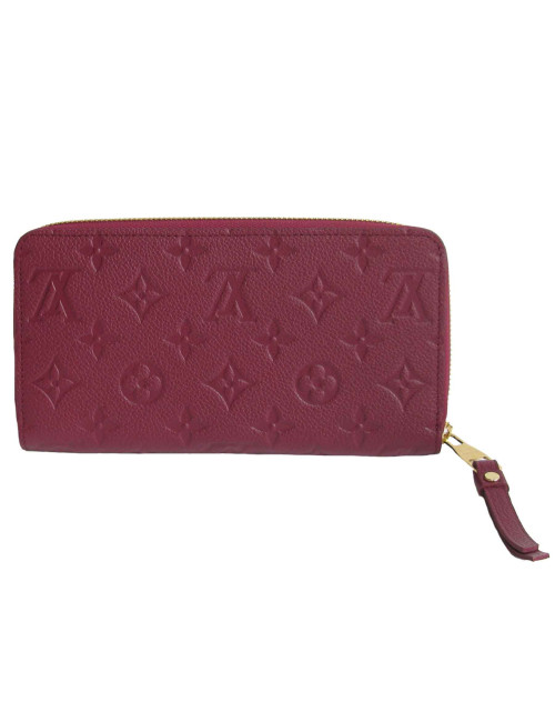 Organizer LOUIS VUITTON en cuir monogram empreinte embossé raisin