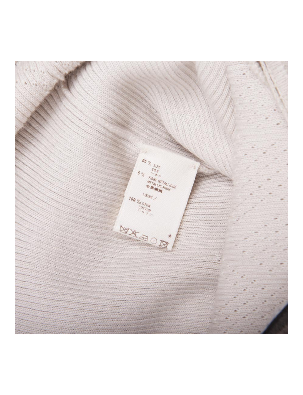 Robe LOUIS VUITTON T 38 FR en soie noire avec petites fleurs bleues