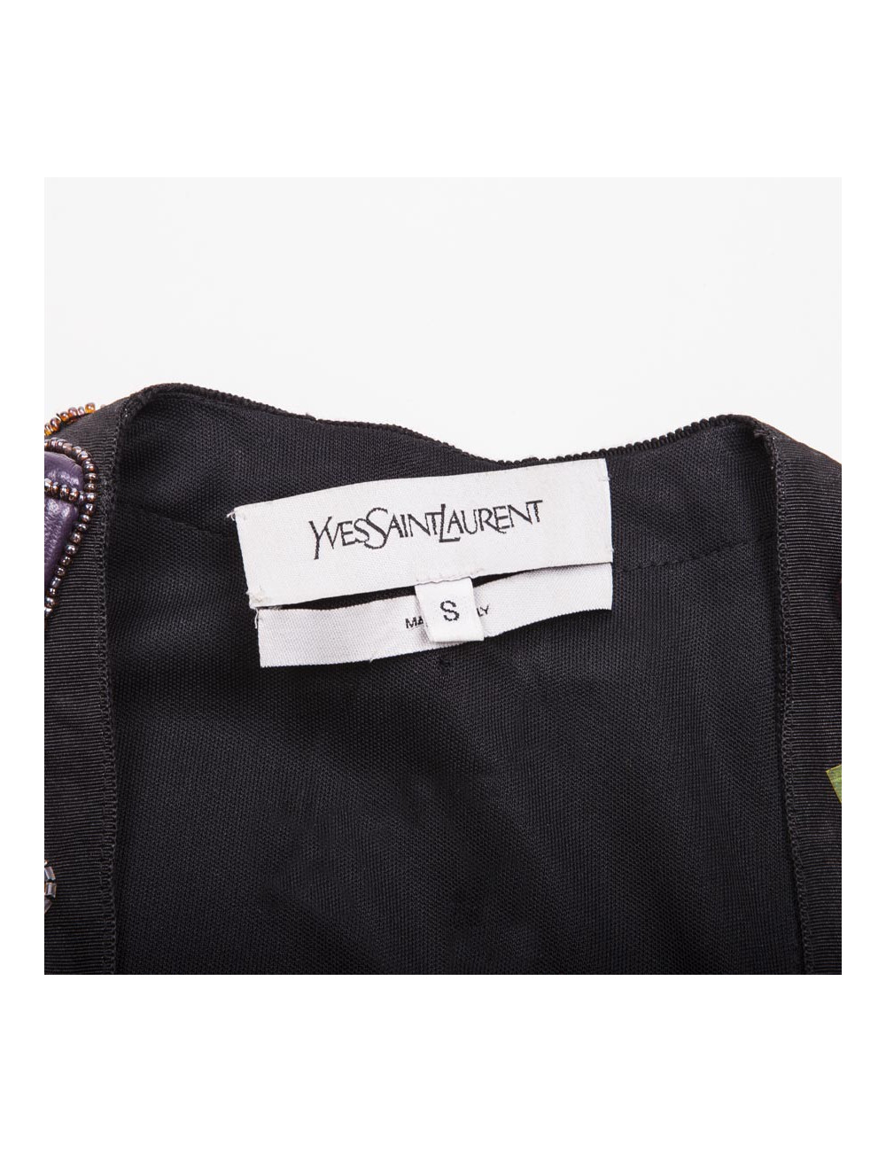 Ensemble YVES SAINT LAURENT TS top et jupe noire