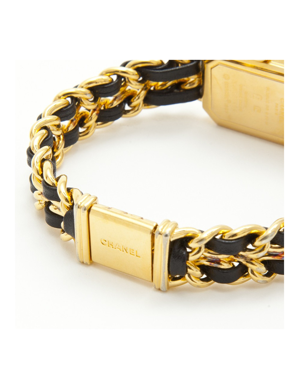 CHANEL Première watch in gold plated metal