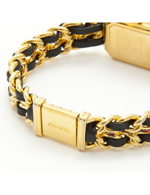 CHANEL Première watch in gold plated metal