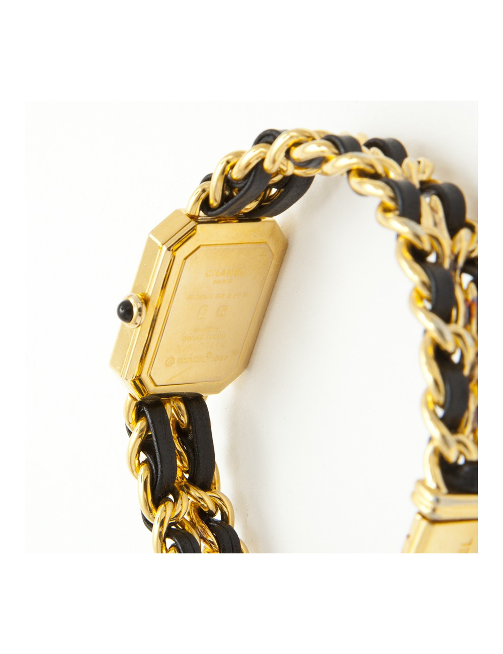 CHANEL Première watch in gold plated metal