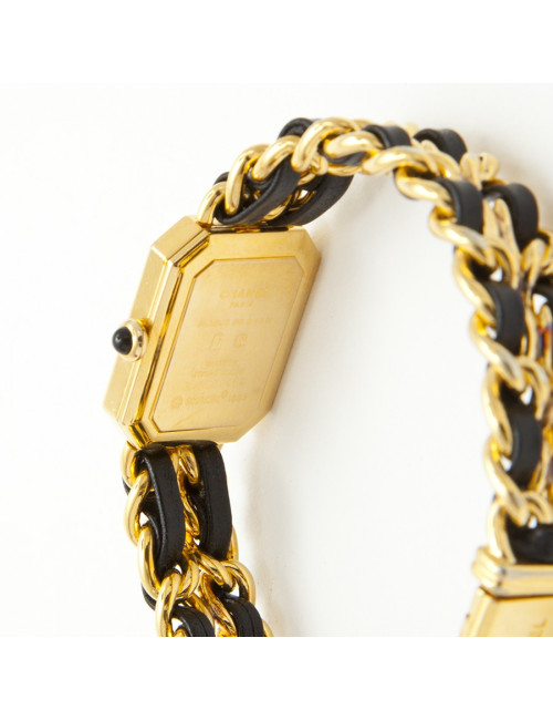 CHANEL Première watch in gold plated metal