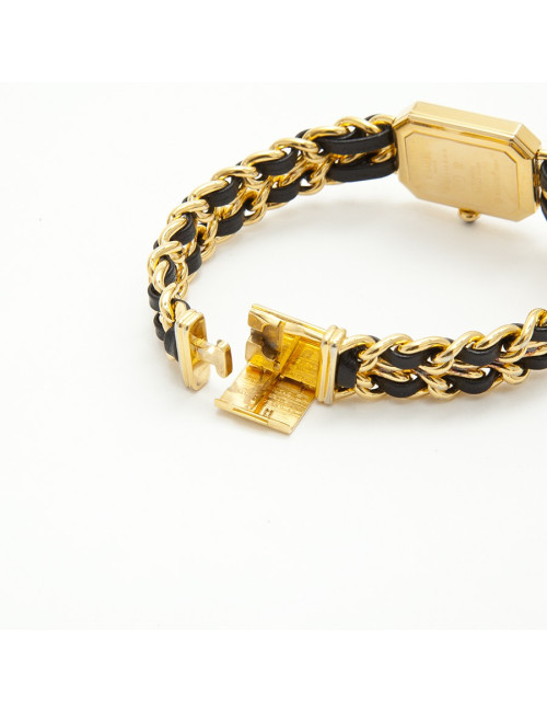CHANEL Première watch in gold plated metal