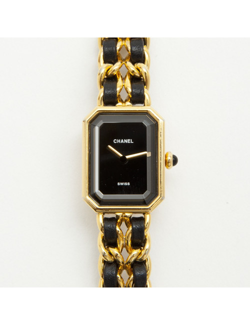 CHANEL Première watch in gold plated metal