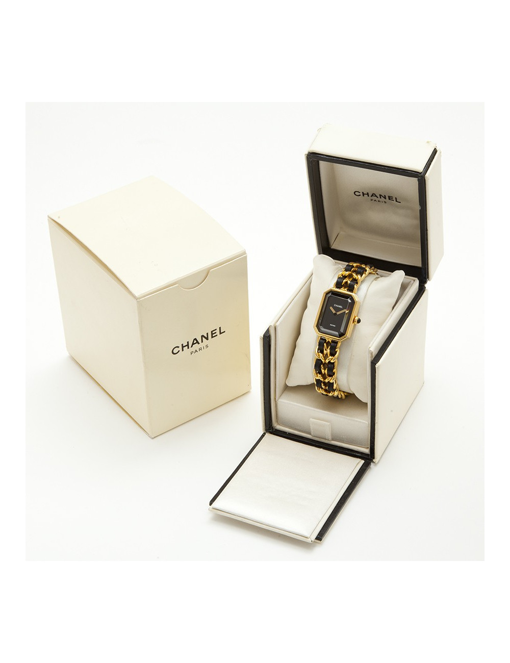 CHANEL Première watch in gold plated metal