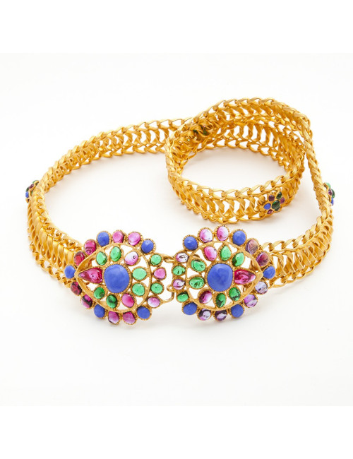 Ceinture GRIPOIX boucle byzantine