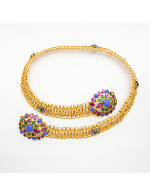 GRIPOIX chain belt with byzantine buckle