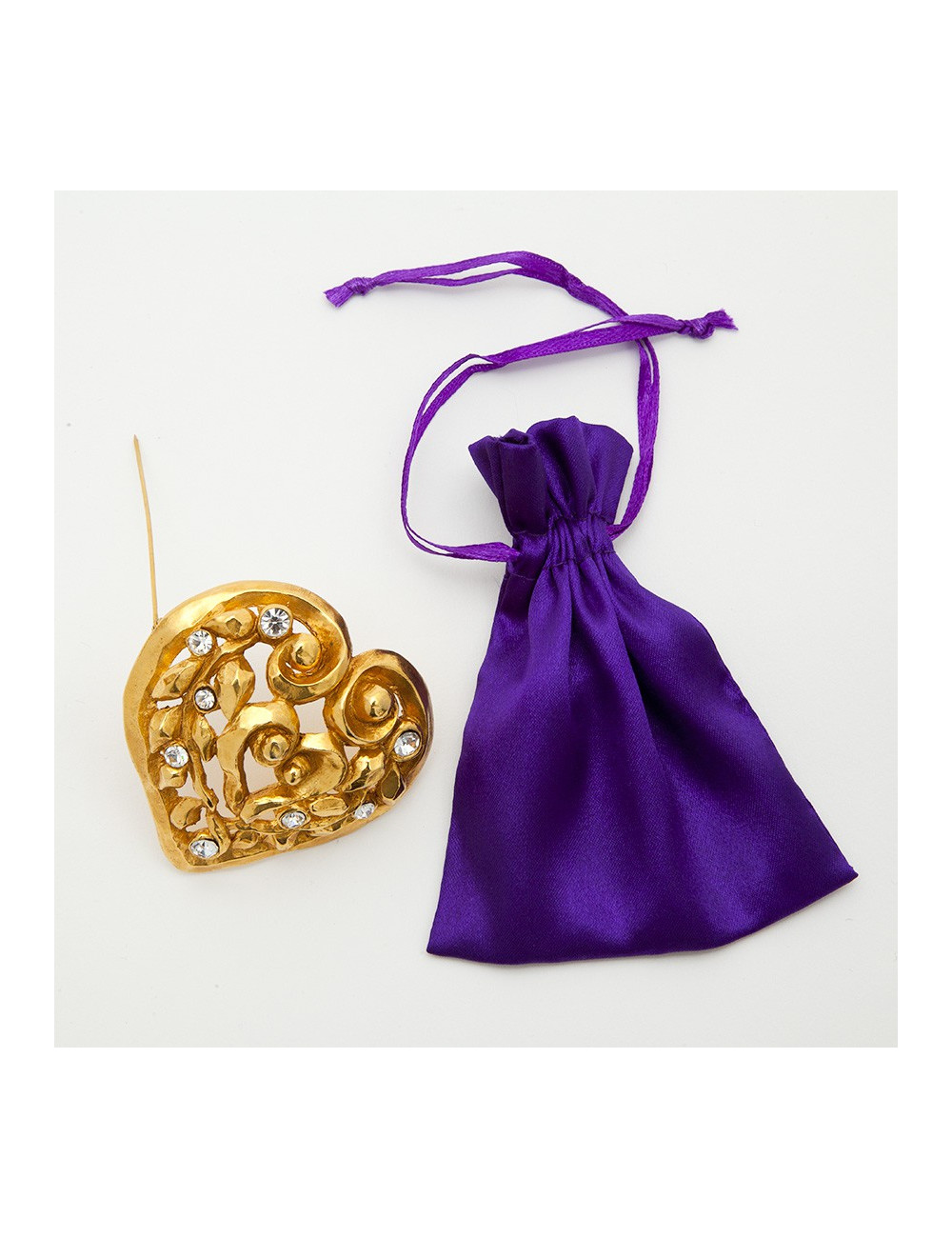 Broche CHRISTIAN LACROIX Coeur  Vintage