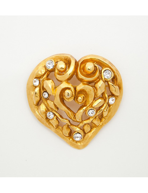 Broche CHRISTIAN LACROIX Coeur  Vintage