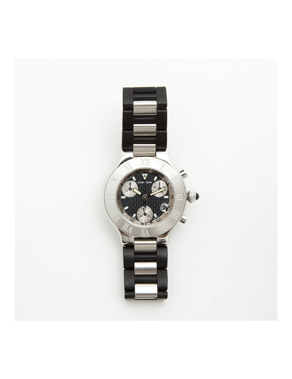 Montre  21 CARTIER Chronoscaph acier Homme