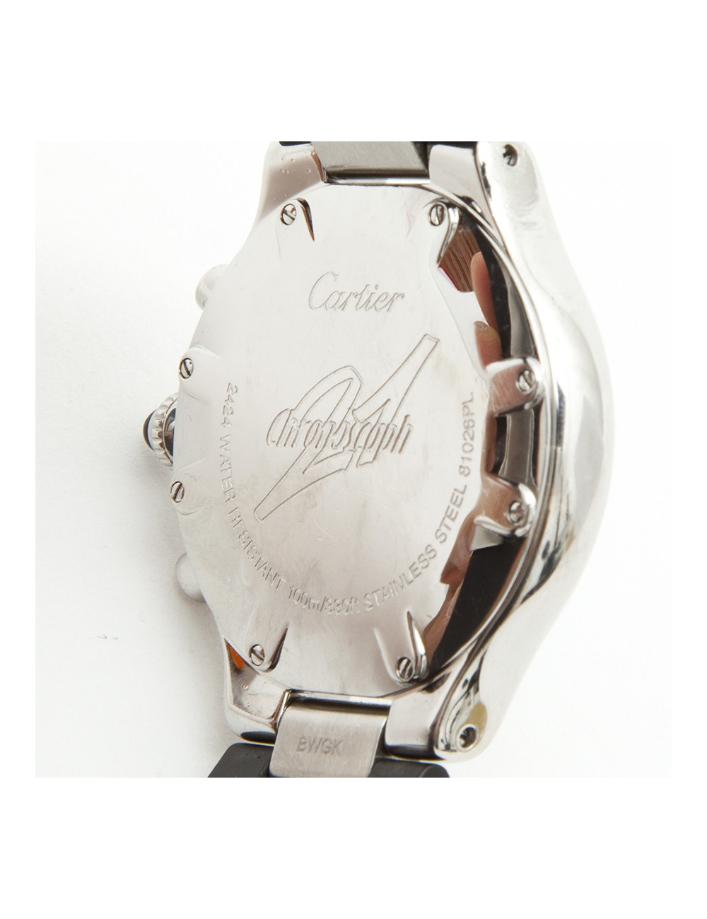 Montre  21 CARTIER Chronoscaph acier Homme