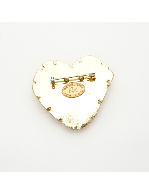 Broches CHRISTIAN LACROIX  coeur Vintage