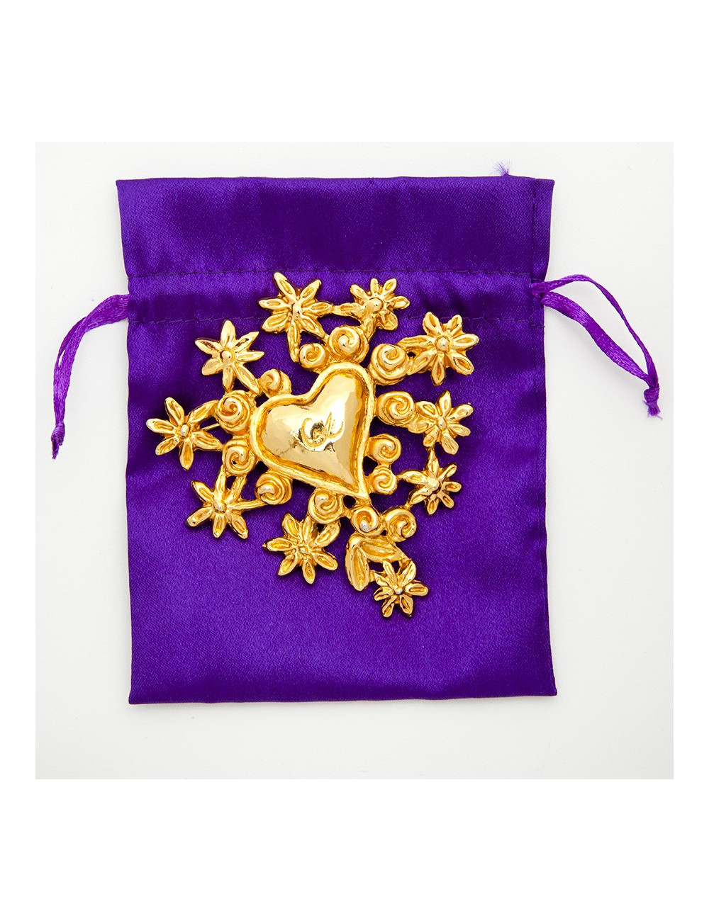 Broche CHRISTIAN LACROIX Coeur  Vintage