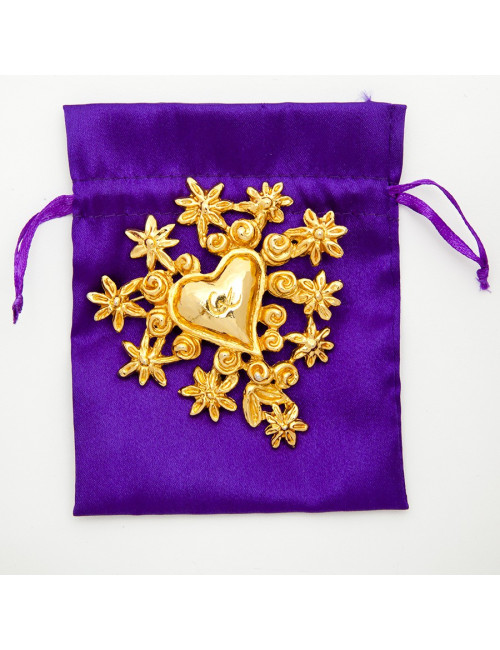 Broche CHRISTIAN LACROIX Coeur  Vintage