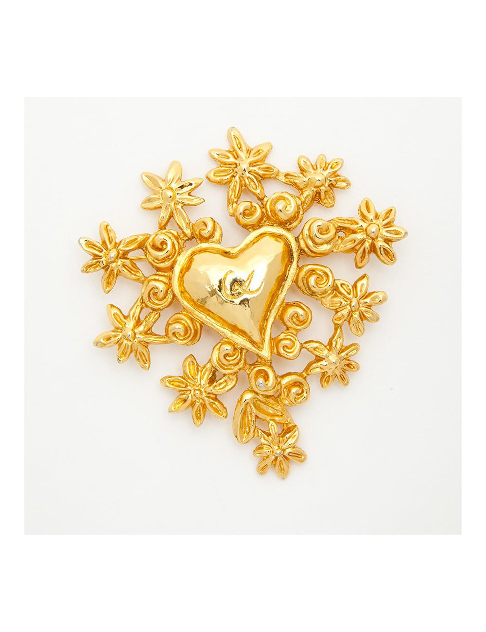Broche CHRISTIAN LACROIX Coeur  Vintage