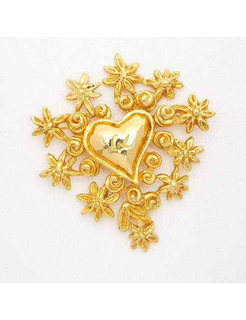 Broche CHRISTIAN LACROIX Coeur  Vintage