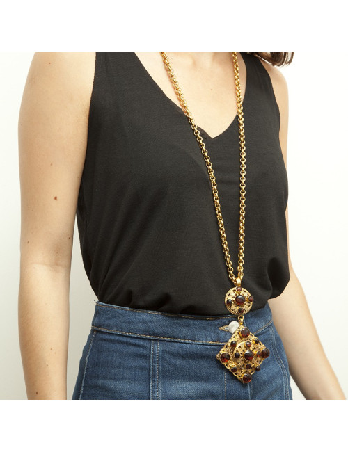 Long collier Couture MARGUERITE DE VALOIS 