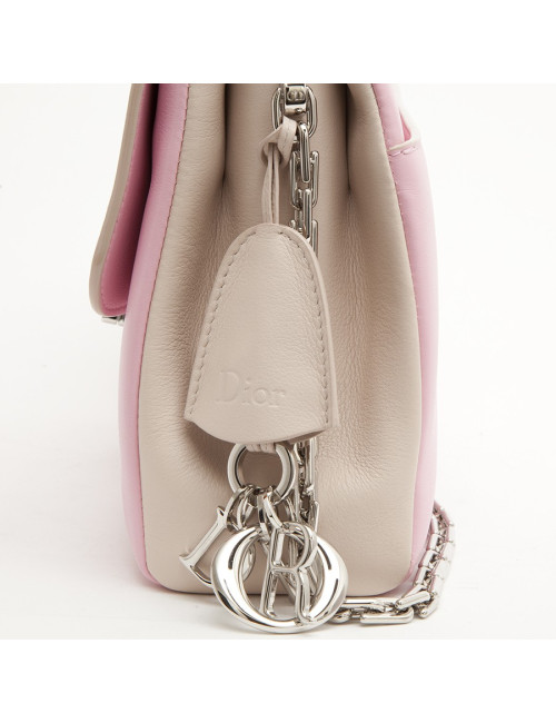 Sac Diorling DIOR cuir rose et sable
