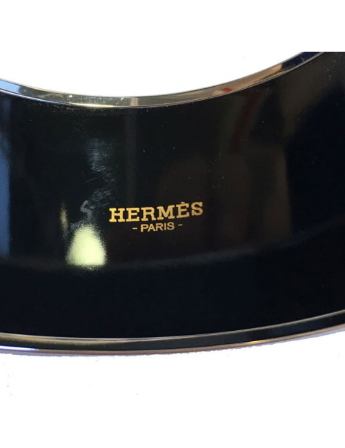 Bracelet HERMES en émail motif Collier de Chien
