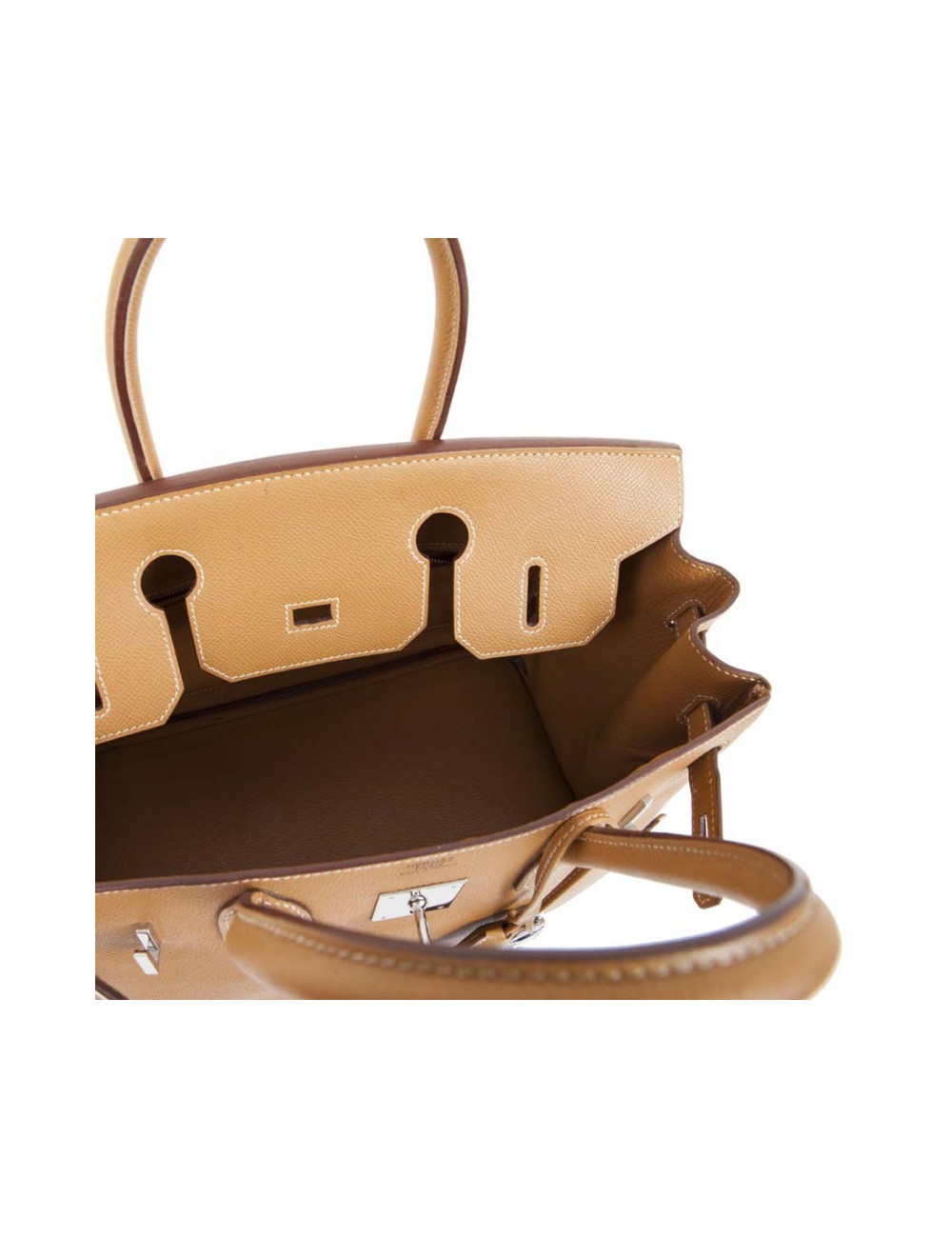 Birkin 30 HERMES en cuir epsom gold H