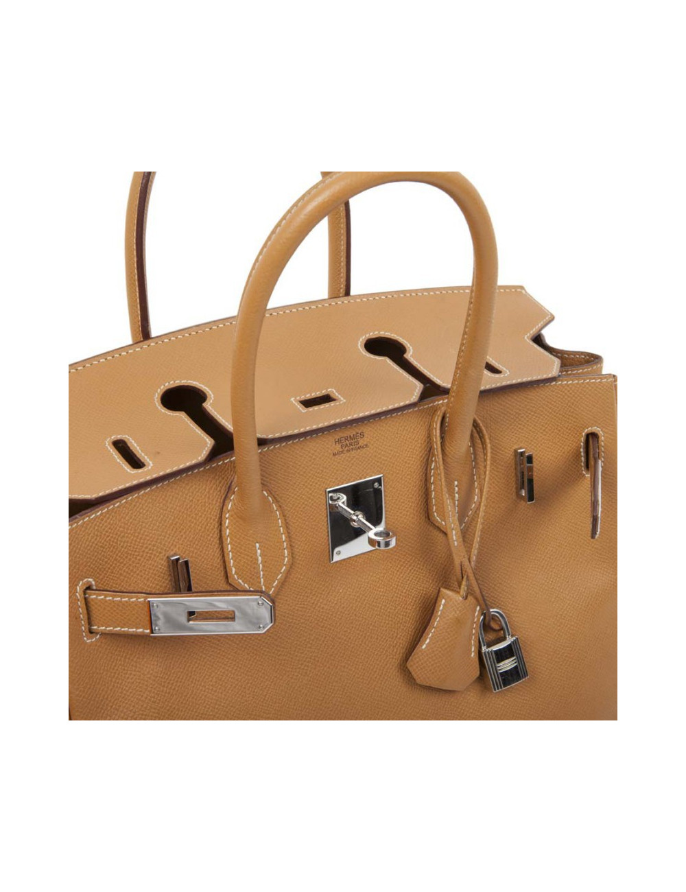 Birkin 30 HERMES en cuir epsom gold H