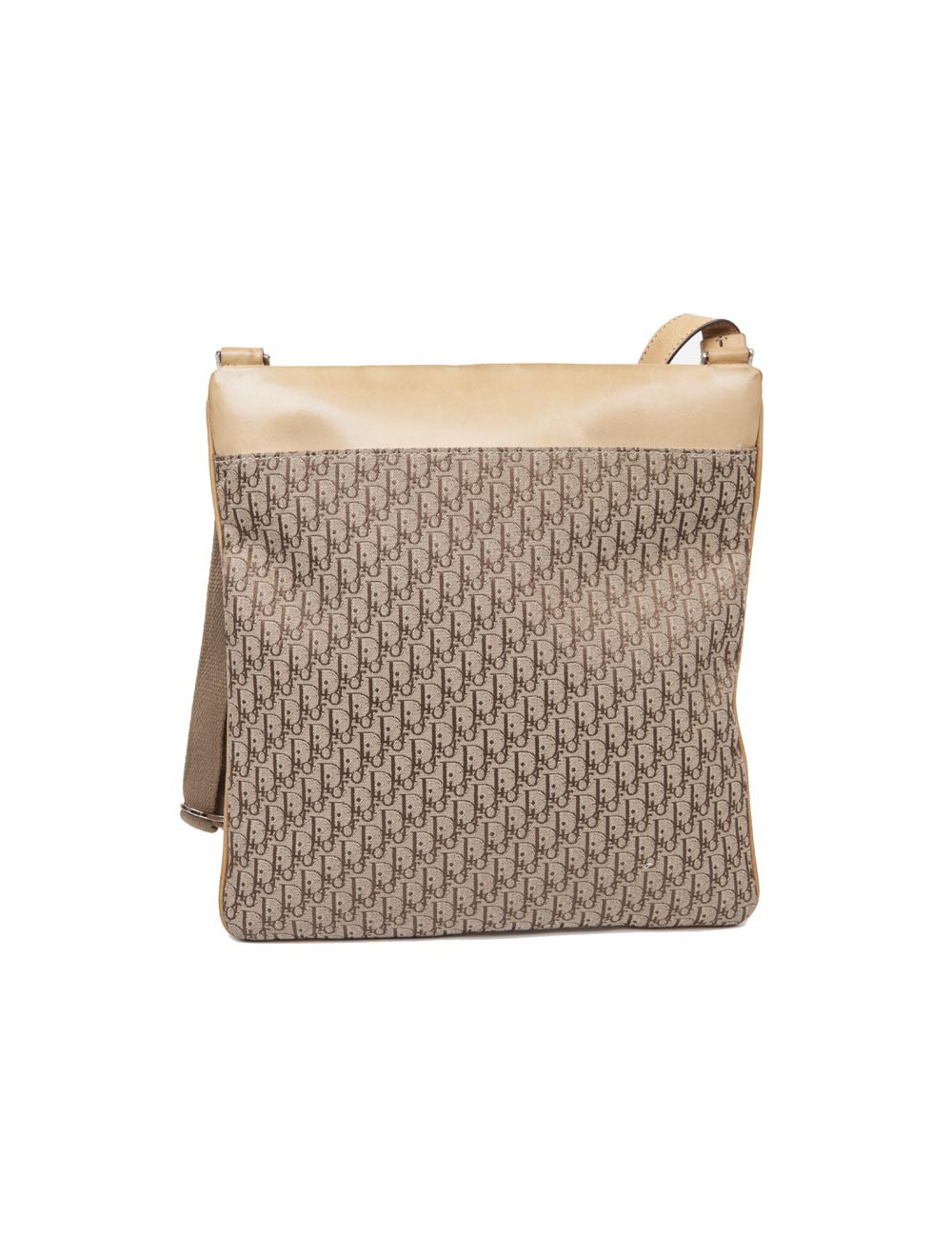 DIOR Bag in beige canvas and leather