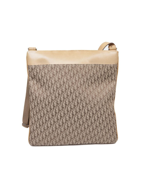 Sacoche DIOR toile et cuir monogram