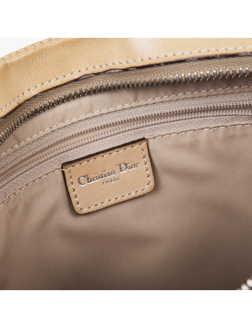 Sacoche DIOR toile et cuir monogram