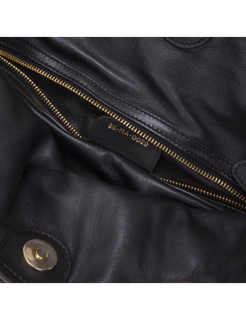 Sac cabas DIOR en cuir matelassé noir