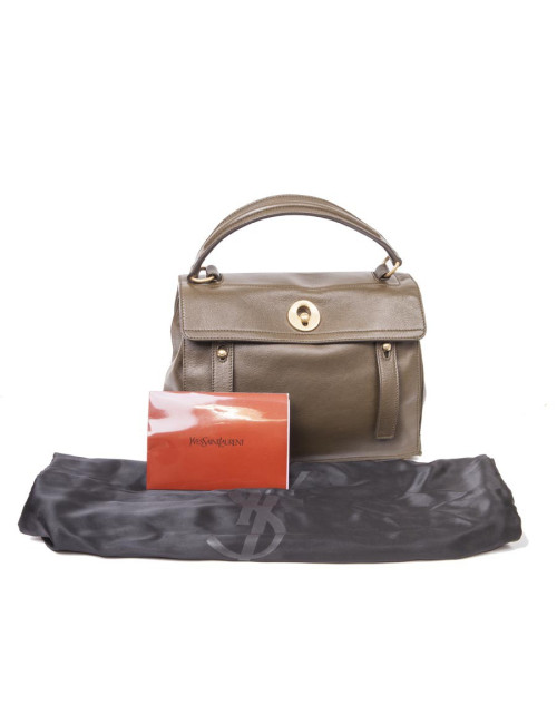 Sac "Muse two" YVES SAINT LAURENT vert kaki