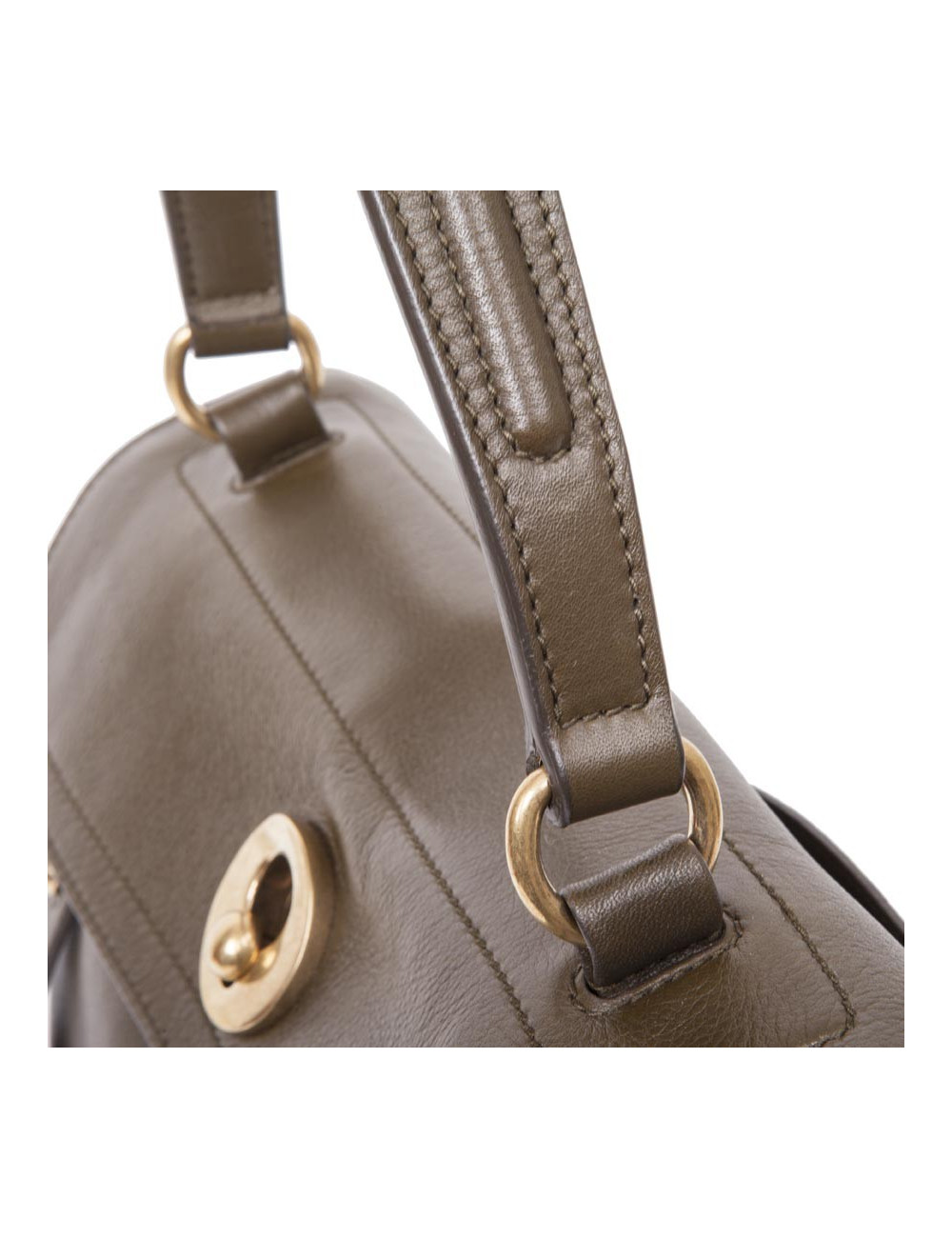 Sac "Muse two" YVES SAINT LAURENT vert kaki