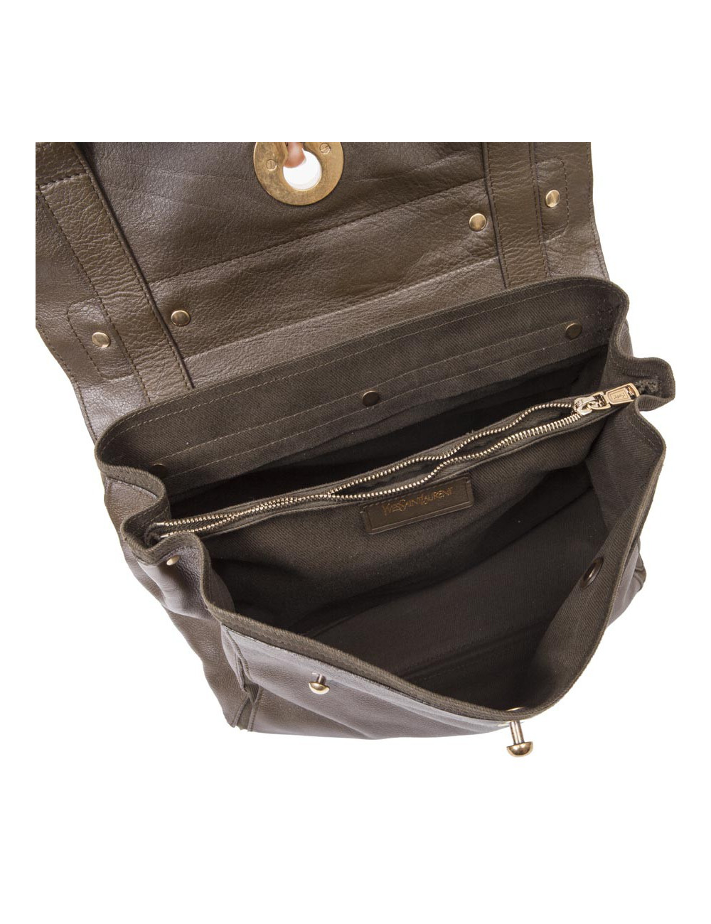 Sac "Muse two" YVES SAINT LAURENT vert kaki